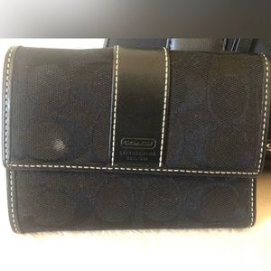 Black coach wallet